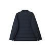NAUTICA Down Jackets Men's Navy Blue 4NV Lapel Moderate Down Shirt Jacket JE5309