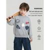 YouYou Boys' Autumn Casual Round Neck Sweatshirt