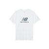New Balance STacked Logo T-Shirt weiß mT41502wT