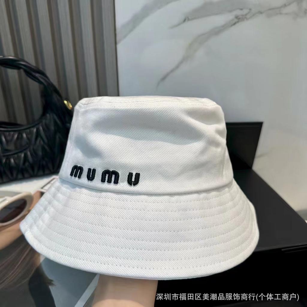 Xiaohongshu Letter Embroidery Bucket Hat Fashion Versatile Basin Hat Show Face Small Casual Couple Travel Visor