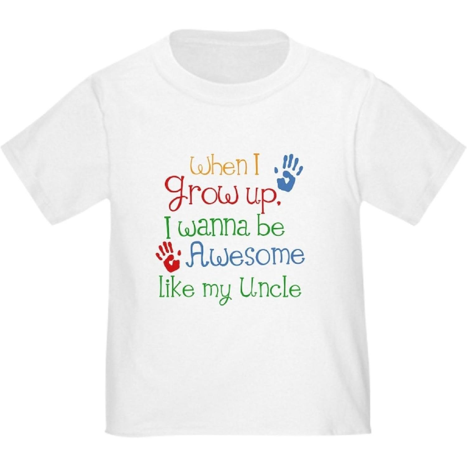 CafePress Awesome Like My Uncle Toddler T Shirt Cute Toddler Graphic T-Shirt, 100% Cotton S