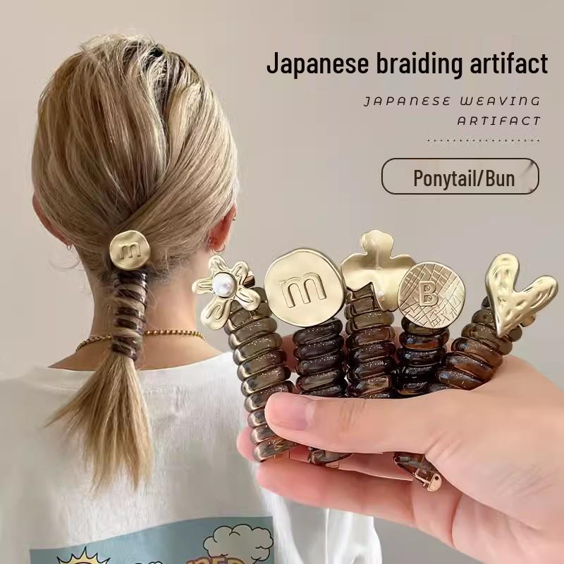 2023 High-End Japanese Style Elastic Hair Tie for Ponytails - Strong, Flexible Hair Accessory for Women