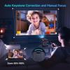 1PC HY320 4K WiFi HD Android Smart Home Cinema Tragbarer Mini-Projektor für Zuhause