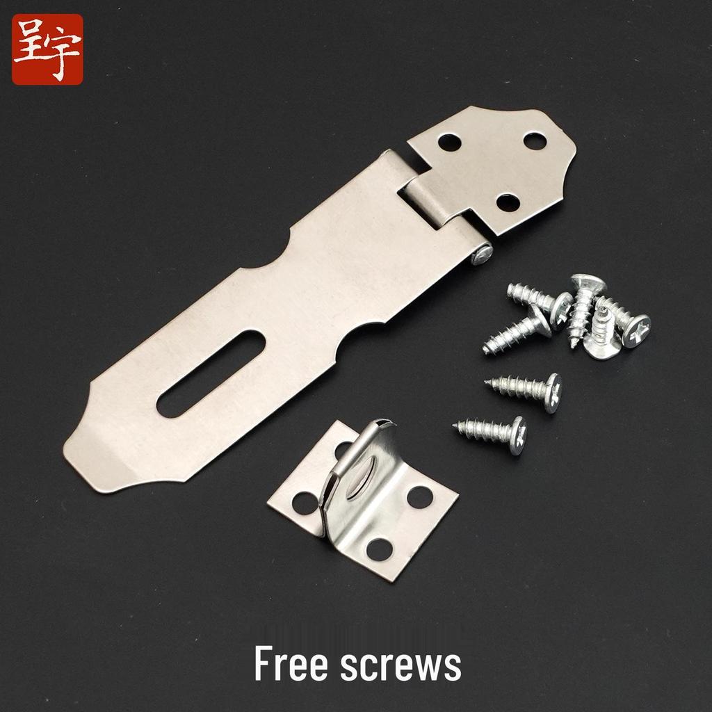 Stainless Steel Surface-Mounted Lock for Wooden Doors and Cabinets