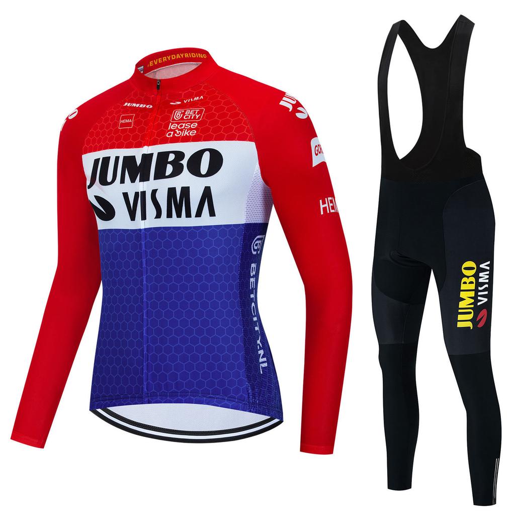 Autumn and Winter Long-sleeved Cycling Suit Men's and Women's Outdoor Mountain Bike Road Cycling Sports Clothing