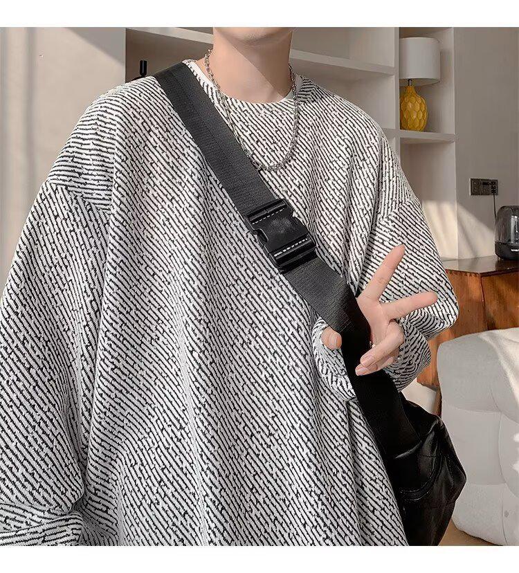 Men's Japanese Retro Lazy Style Hoodie - 2025 Autumn/Winter New Arrival, Trendy High-Street Versatile High-End Feel Top.