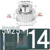 5M25T Quick-Lock Aluminum Timing Pulley with 25 Teeth
