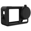 Protective Silicone Case Cover for DJI Action 4/3 Sports Camera Full Coverage Scratch-resistant Protections Sleeve Black