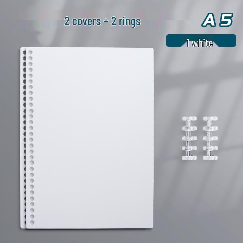 

Кожаная обложка для 4-кольцевого скоросшивателя со съемными клипсами для листов