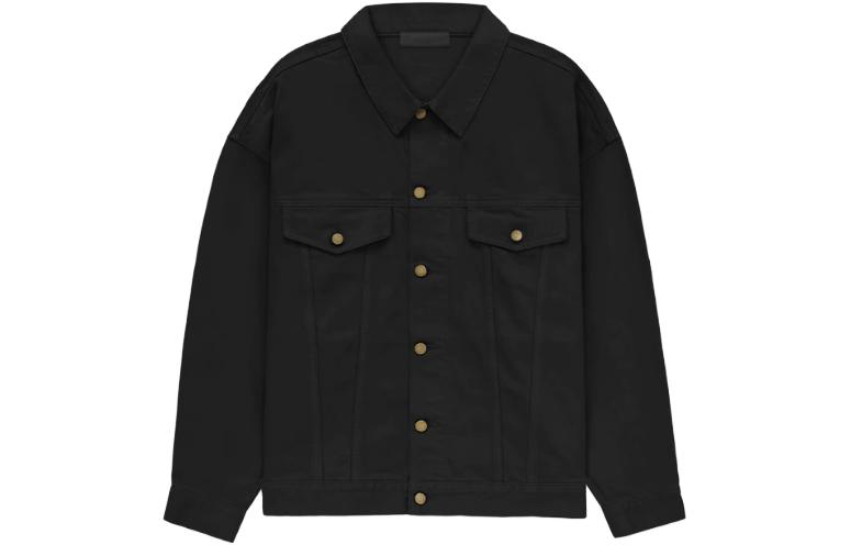 Veste en jean Fear of God Essentials 'Jet Black' Homme L black