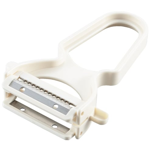 Yoshikawa Double Peeler, White, 11.5 X 7.5 X 2.4 Cm, SJ1811