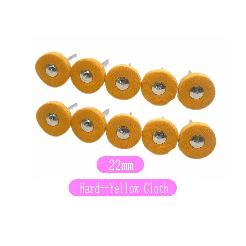 10pcs Polishing Wheels Wool/Cotton/Cloth Buffing Pad Jewelry Abrasive Brush Dental Lab Hp Brush 2.35mm Shank Rotary Tools