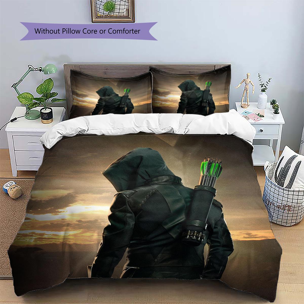 

Arrow Printed Bedding Set Duvet Cover Pillowcase No Filler, Soft Home Bedroom Decor, Perfect Gift for Fans.chl 135x200cm