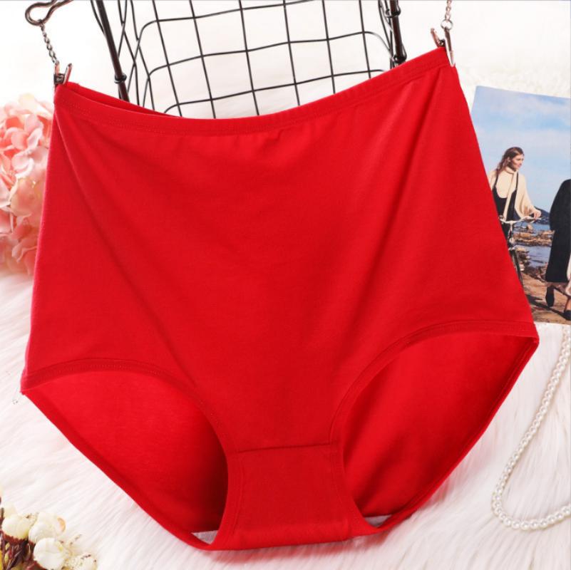 Women Underwear Extra Large Big Size Briefs Breathable Large Panties Leakproof Cotton High Waist Undershorts Leggings