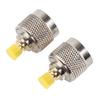 2pcs Type N Male to SMA Female RF Connector Coaxial Adapter Test Converter