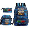 American Shanhaijing Backpack Student School Bag Shoulder Bag