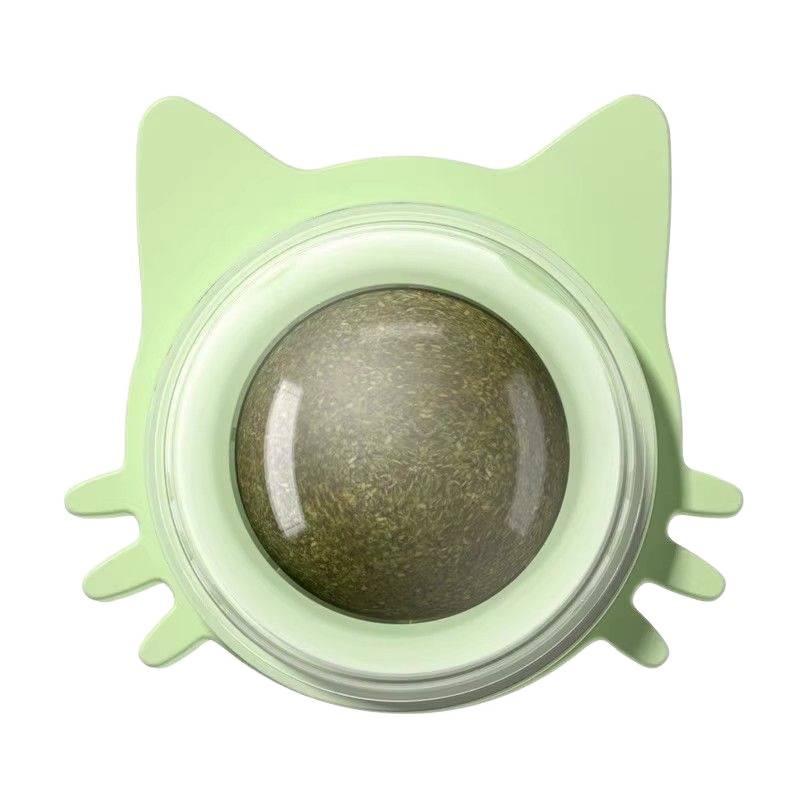 Catnip Wall Ball: Self-Entertainment Toy for Cats, Molar Teaser, Ready-to-Eat, Relieves Boredom