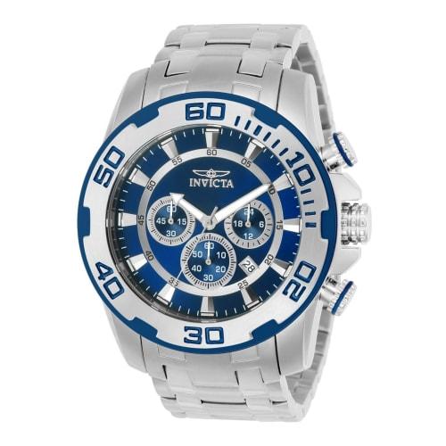 Invicta Men's "Pro Diver" Quartz Stainless Steel Casual Watch In Silver Tone (Model: 22319)