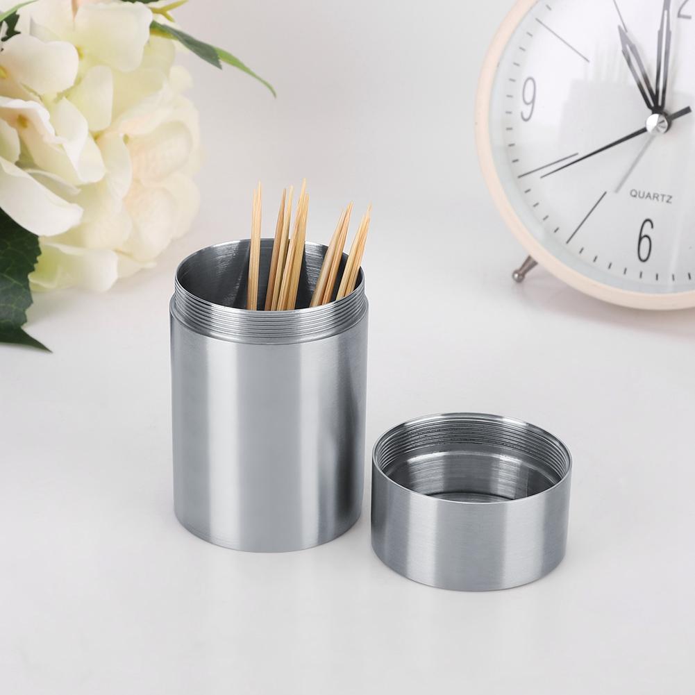 Stainless Steel Toothpick Holder Storage Box Case for Home Restaurant Hotel Coffee Shop