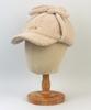 Yunibeosyeolkemiseuteuli Bubble Metal Beige Fleece Earflap Cap