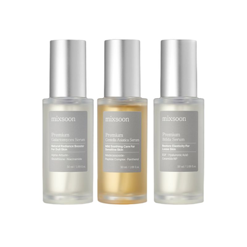 [Mixsoon] Premium Botanical Essence & Serum 3-Piece Vitality Set 50ml x 3ea