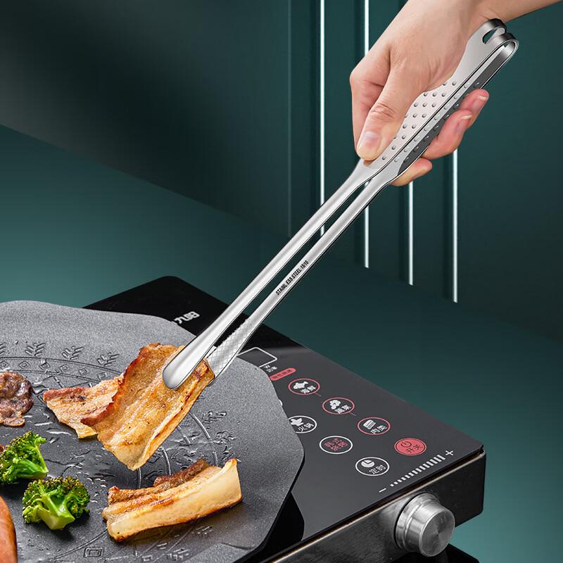 Stainless Steel Barbecue and Food Tongs