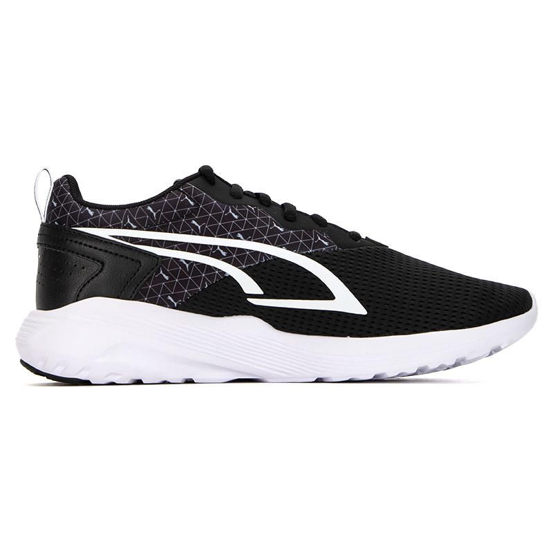 Puma All-Day Active Mesh Fabric Power Sports Comfort Low-Top Lifestyle Shoes Unisex sneaker Black Gray 389203-02