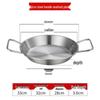 YunDuo Korean Style Stainless Steel Flat Bottom Seafood Pot with Handles