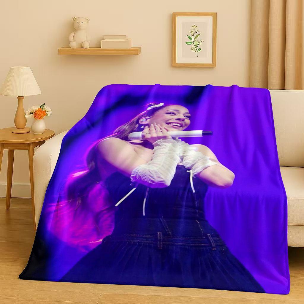 Fashion Pop Singer Ayliva Lieb Flannel Blanket,Ultra Soft Warm Plush Throw for Home Bedroom Bed Sofa Cover Kids Picnic Gift