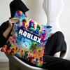 Hot Game R-Robloxs-X Cool Pillow Covers Cartoon Sofa Decorative Home Double-sided Printing Short Plush Cute Cushion Cover