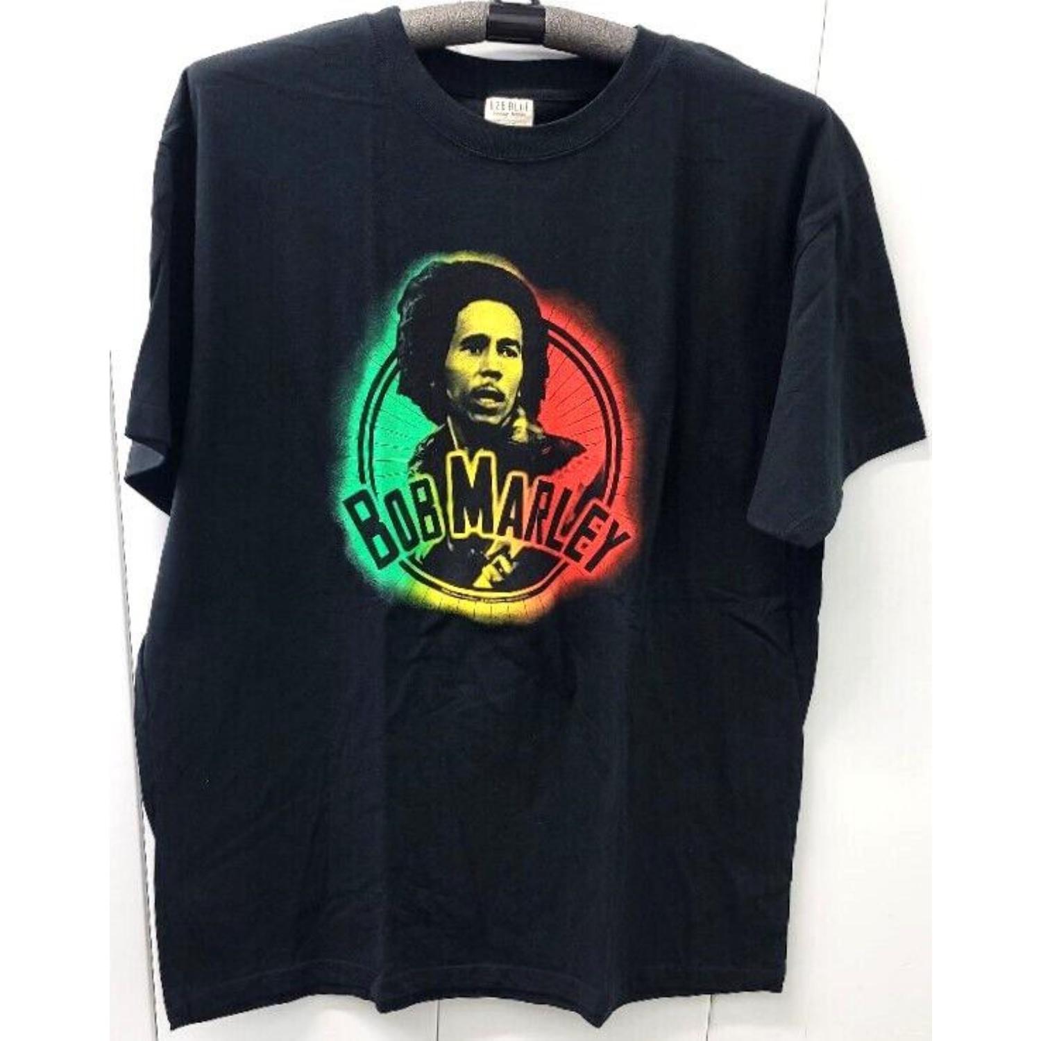BOB MARLEY T-shirt Reggae Legend Rasta Tuff Gong Tee Adult 3XL Black New Unisex T-Shirt S чёрный
