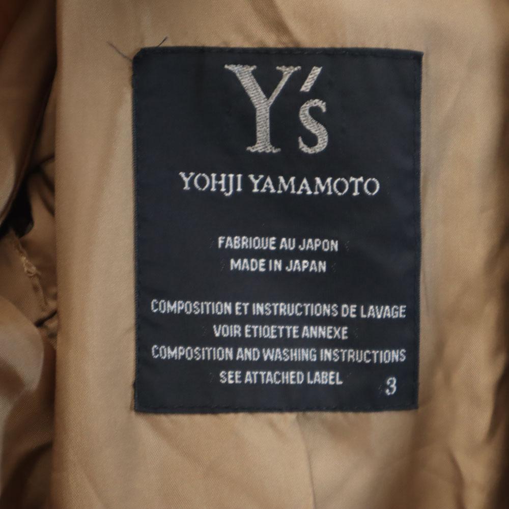 Y's Made In Japan Velor Jacket 3 Camel Youji Yamamoto Men's Used