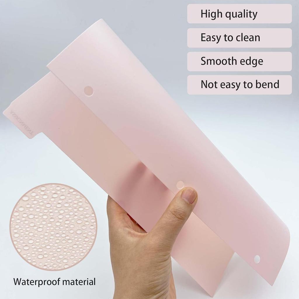 3-Ring Binder Plastic Pink Dividers, 8 Tabs, Include an Exquisite Planner Sticker, Sturdy & Aesthetic Dividers with Tabs,1 Set