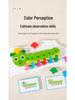 Multicolor Caterpillar Logic Cards: Early Education Toy for Cognitive Development