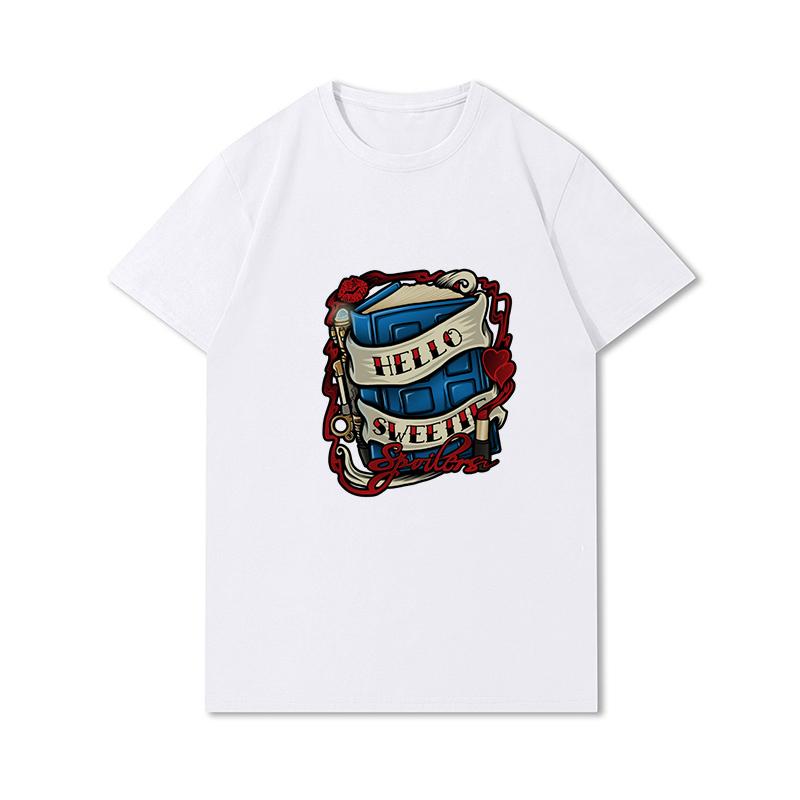 Summer Graphic Men Tees Anime Men's T-shirts Harajuku Tops Short Sleeves Oversized Unisex Shirts