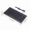 87 Keys Mini Keyboard Ultra-Thin Mechanical Keyboard Small Size Wired Keyboard  Home Office