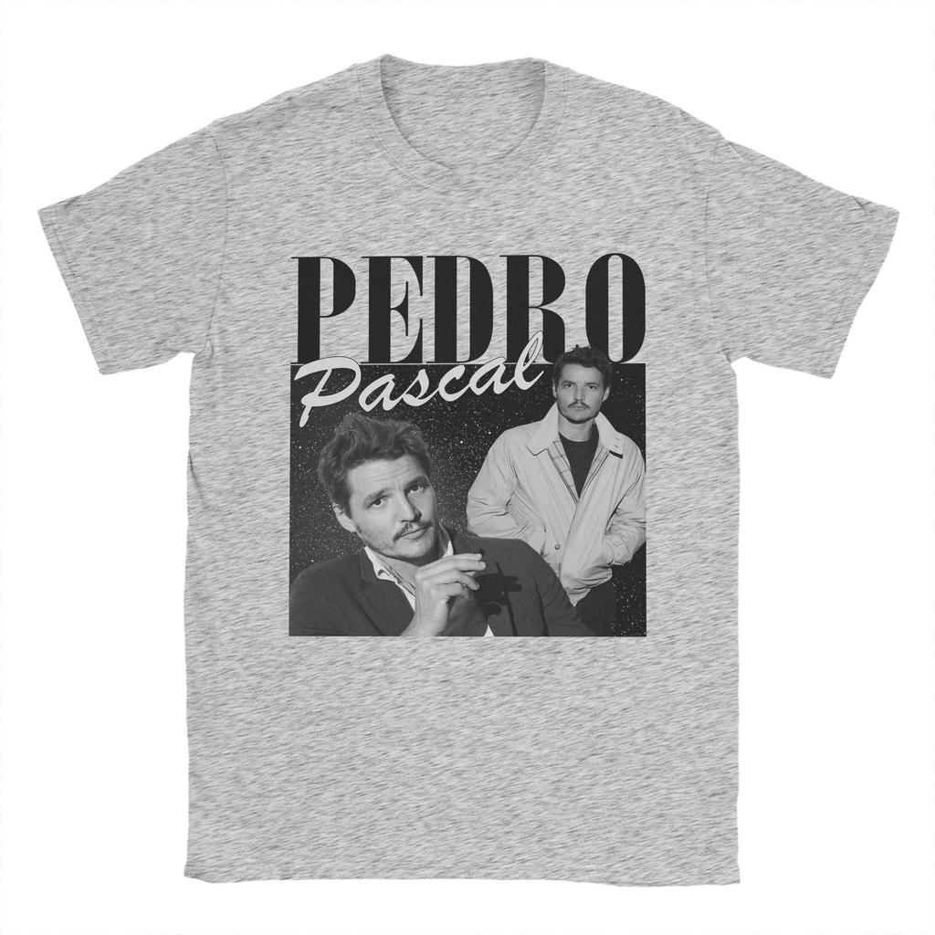 Pánské tričko Pedro Pascal Cool Moive TV herec 100% bavlna oblečení ležérní krátký rukáv kulatý výstřih trička plus size trička