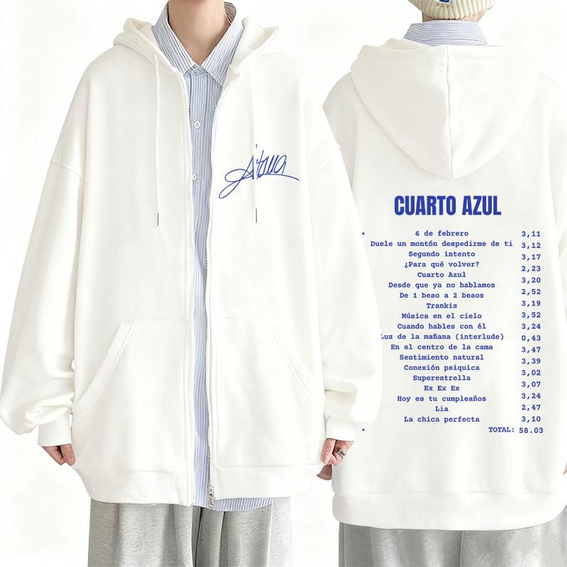 Singer Aitana Graphic Zipper Hoodie Fans Gift World Tour Hoodies Men Women Fashion Trend Oversized Zip Up Coat