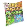 Fashion My Singing Monsters Game Anime Cartoon Throw Pillow Cover Home Decorative Custom Square Cushion Cover 45x45 Pillowcover