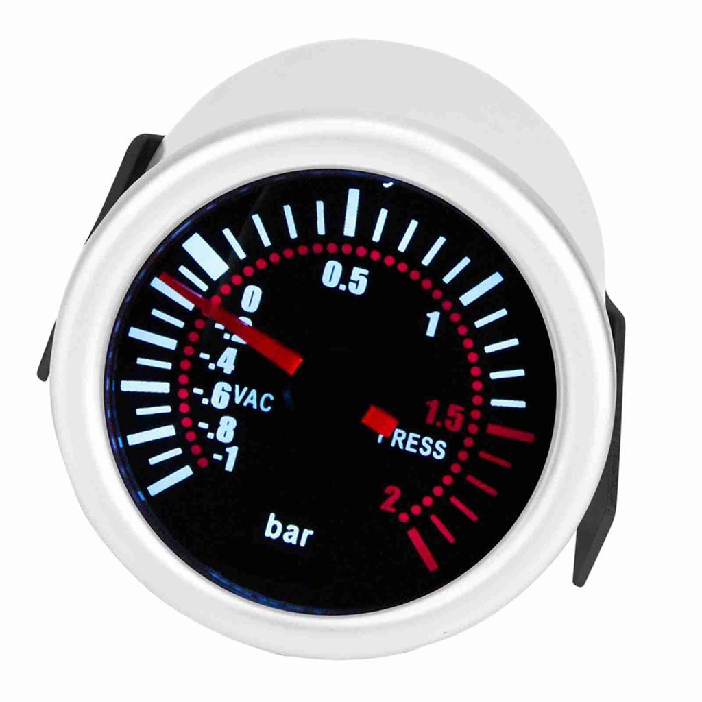 2 Car Universal 12V LED Digital Turbo Boost PSI Gauge Meter