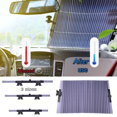 Front Car Window Shade VISLONE Car Window Shade Front Side Universal Window Sun Shade Cover Breathable Car Curtains 2 Packs