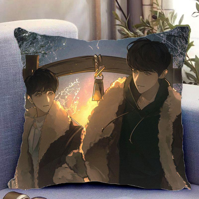The Spirealm Chinese Drama Death Kaleidoscope Figure Two-Sided Cushion Cover Case Pillow And Pillowcase For Sofa Car Home Decor