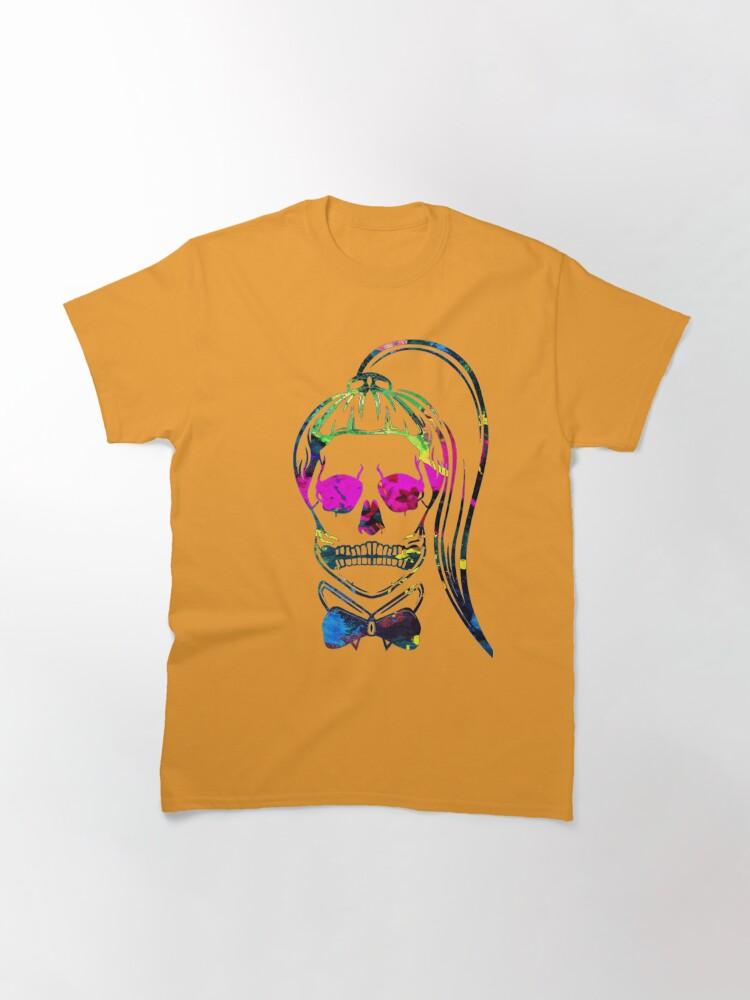 Lady Gaga Born This Way Neon Paint Skull Classic T-Shirt