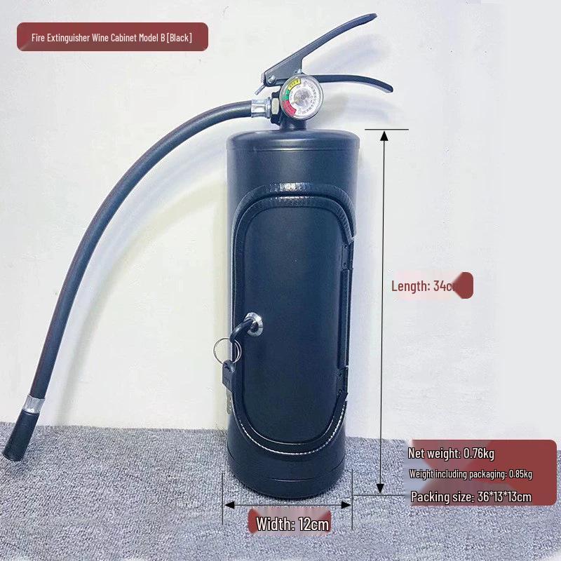 Mini hasicí přístroj Skříňka na víno a nástěnná dekorace