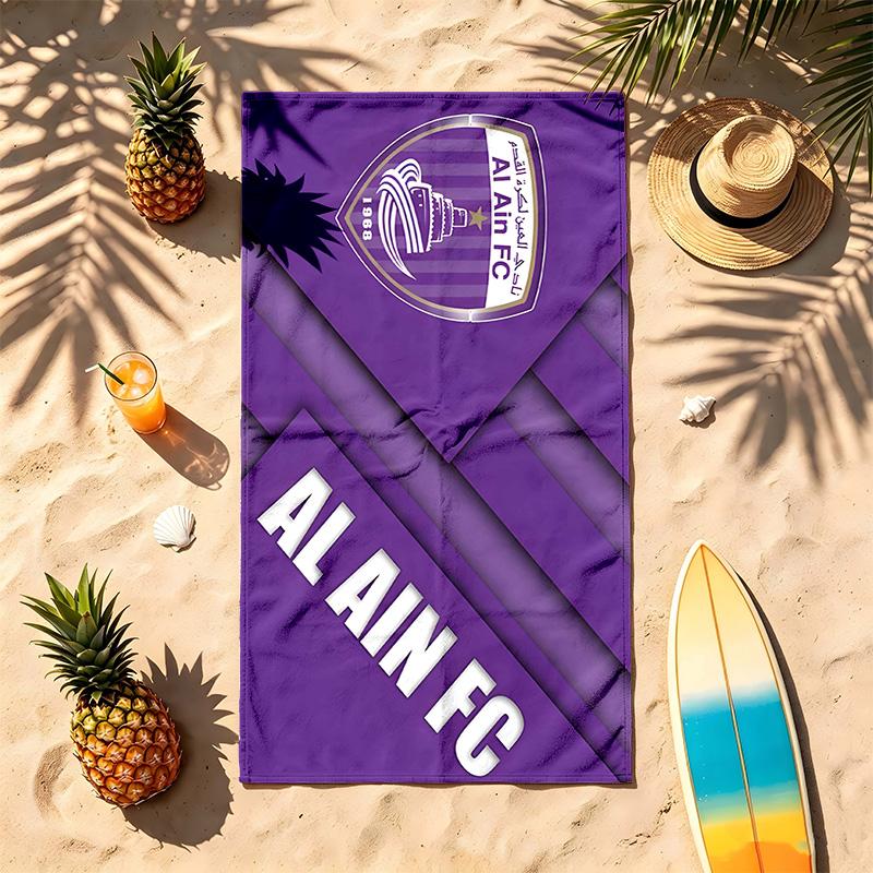 Al Ain FC (14) Theme Beach Towel Sand Resistant Soft And Comfortable Suitable For The Pool Camping Yoga And Diving A Travel