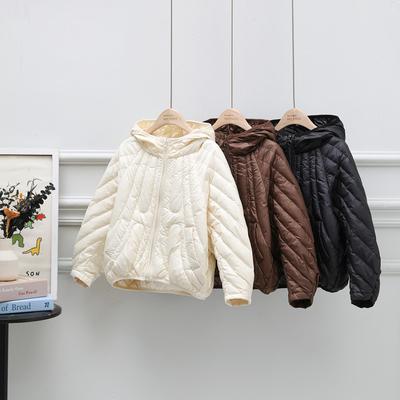 Kids Children's Down Outerwear Winter Clothes Teen Girls Cotton-Padded Parka Coats Thicken Warm Print Casual Jackets