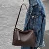 Genuine Leather Underarm Bag for Women 2025 New Fashion Pillow Bag Commuting Versatile Single Shoulder Crossbody Bag Top Layer Cowhide Women's Bag