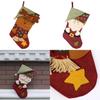 Christmas Stocking Handmade Nonwoven Santa Sock For Party Decor Gift For Friends