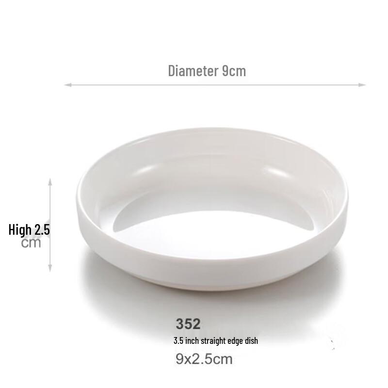 Zhao Ran A5 Melamine Commercial Round Dipping Dishes