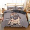 3D Print Pet Dog Bed Sets For Girl Duvetcover 2pcs Pillowcase Super Soft Comfortable Cartoon Kids Bed Quilts Cover Set 2/3 Pcs